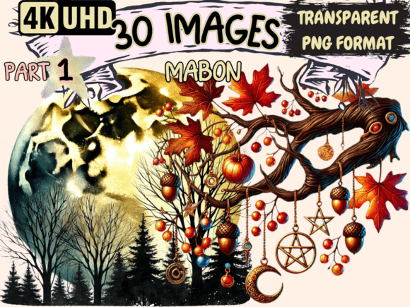 Download Mabon Clipart P1 - Premium Bundle