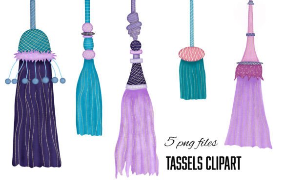 Download Tassels Clipart - Digital Illustrations - Digital illustrations Collection