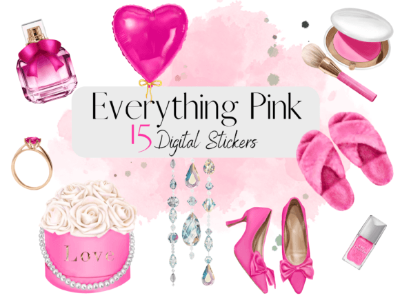Download Pink Fashion Digital Illustrations - Digital illustrations Collection