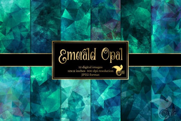 Download Emerald Opal Digital Paper - Opal digital paper Collection