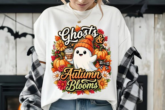 Download Ghost &amp; Autumn Blooms PNG - Premium Resources