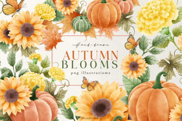 Download Autumn Blooms - Fall Florals - Autumn blooms Collection